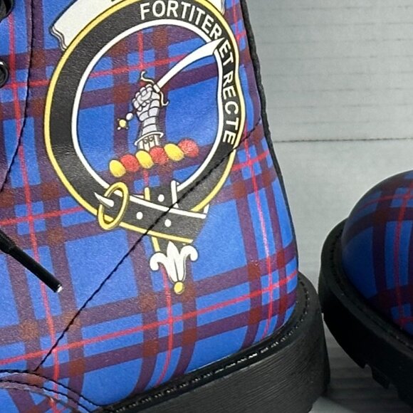 LADIES NEW SIZE 8  SCOTTISH ELLIOT TARTAN BOOTS - Picture 16 of 16